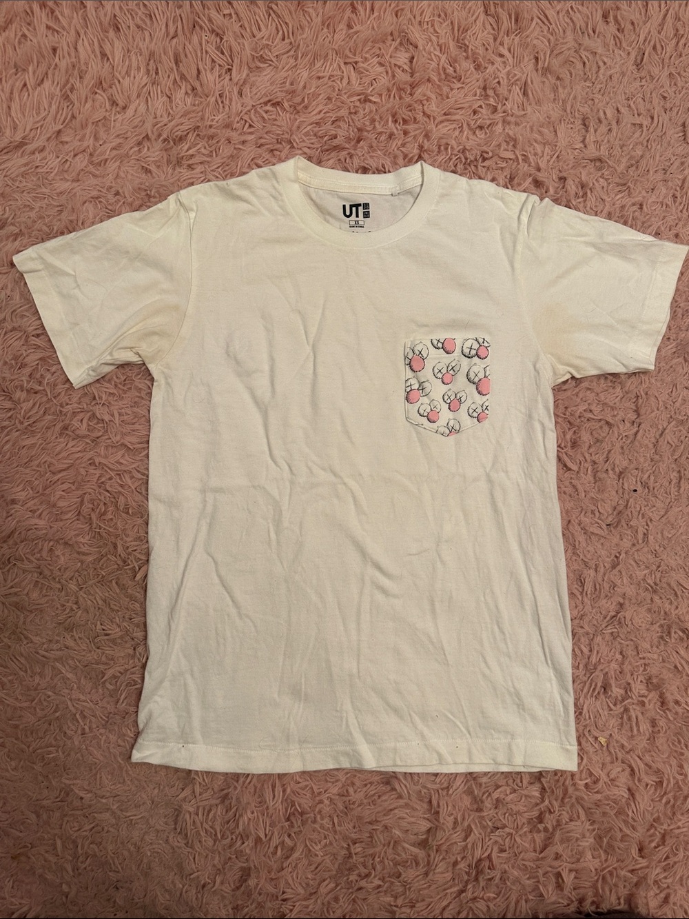 KAWS x Uniqlo White T-Shirt